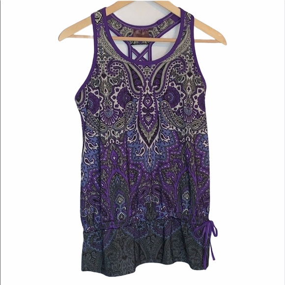 Athleta Tops - ATHLETA Tic Tac Toe Tank